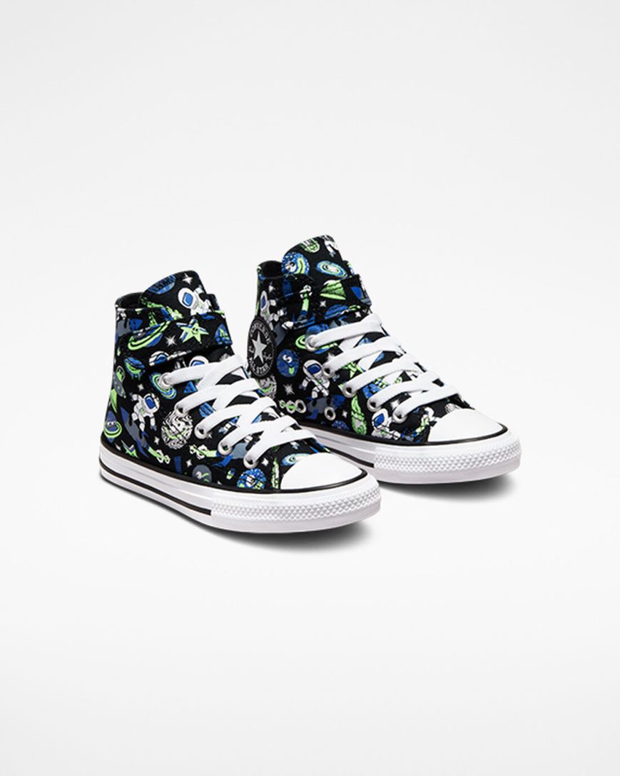 Tenisi Inalti Fete Converse Chuck Taylor All Star Easy-On Space Cruiser Negrii Albastri Verzi | RO JQPX0708